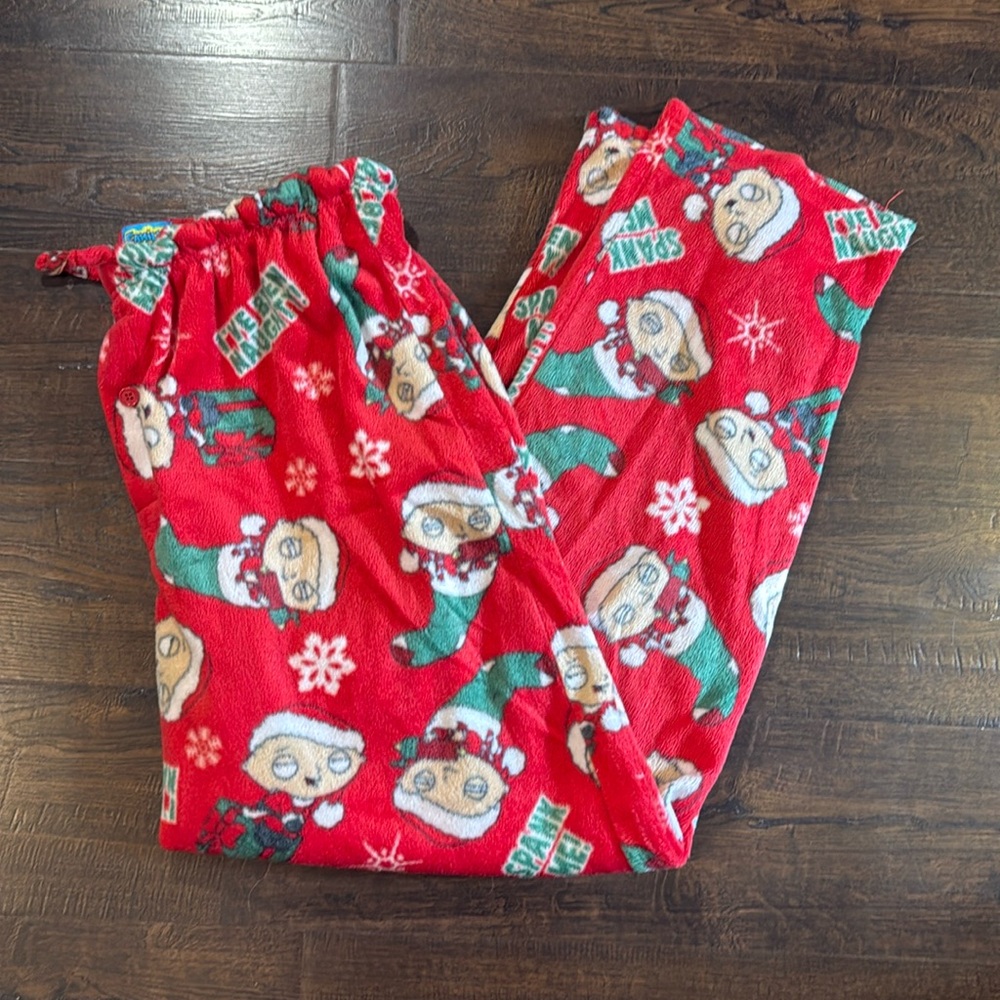 Festive Red Holiday Sweatpants